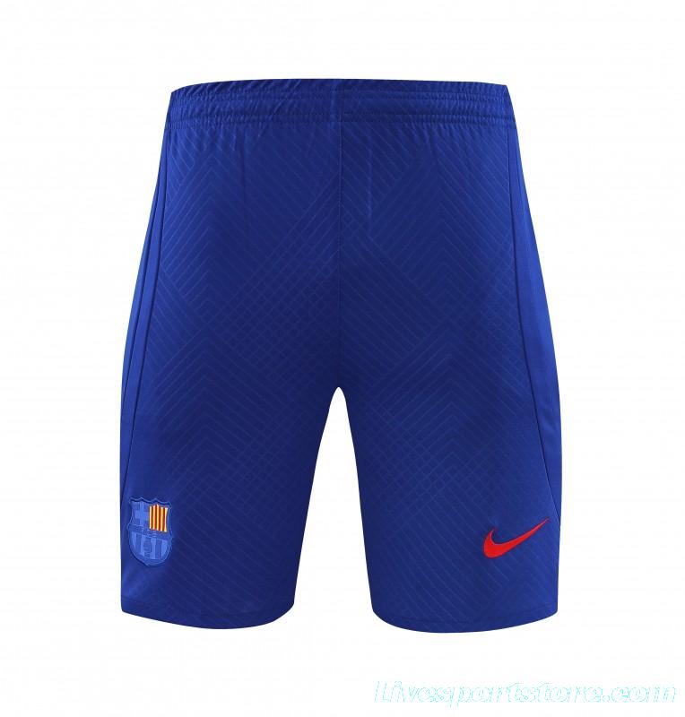 23-24 Barcelona Special Orange Grid Vest Jersey+Shorts