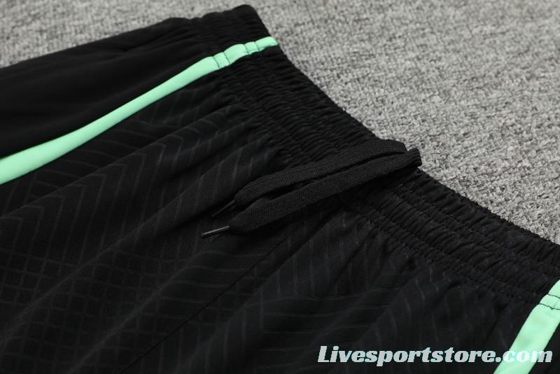 23-24 Liverpool Black Green Short Sleeve+Shorts