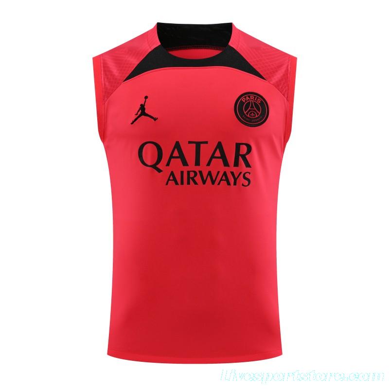 23-24 PSG Carmine Vest Jersey+Shorts