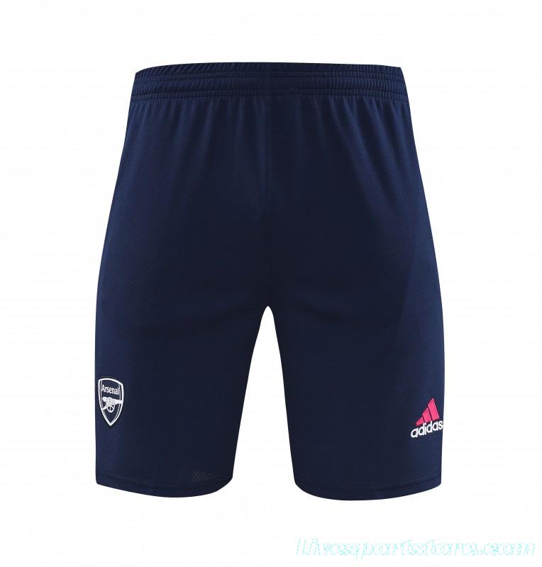 23-24 Arsenal White/Navy Short Sleeve+Shorts