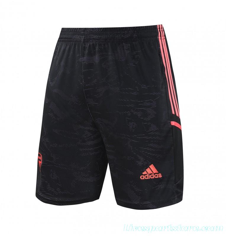 23-24 Arsenal Black Pattern Special Short Sleeve+Shorts