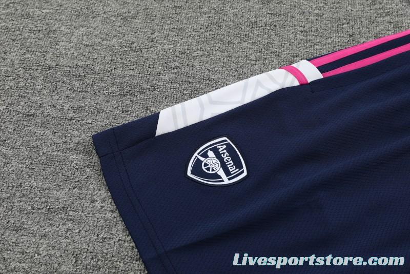 23-24 Arsenal Blue/Navy Short Sleeve+Shorts