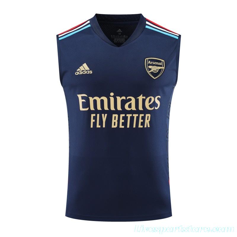 23-24 Arsenal Navy Vest Jersey+Shorts