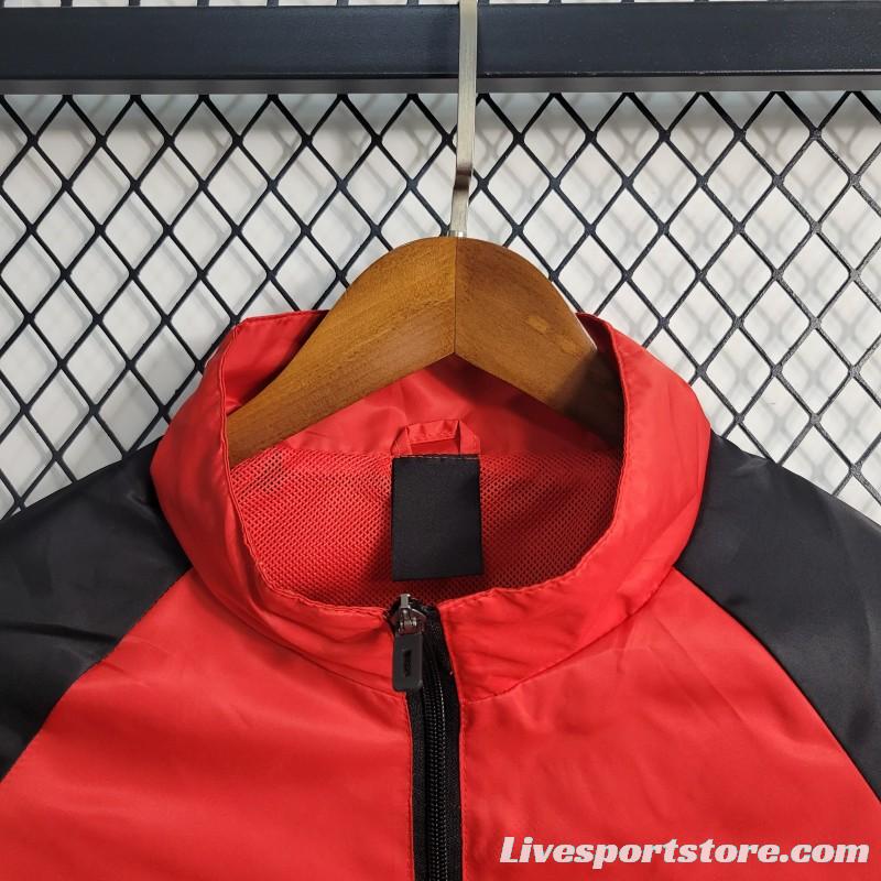 23-24 Arsenal Red Windbreaker