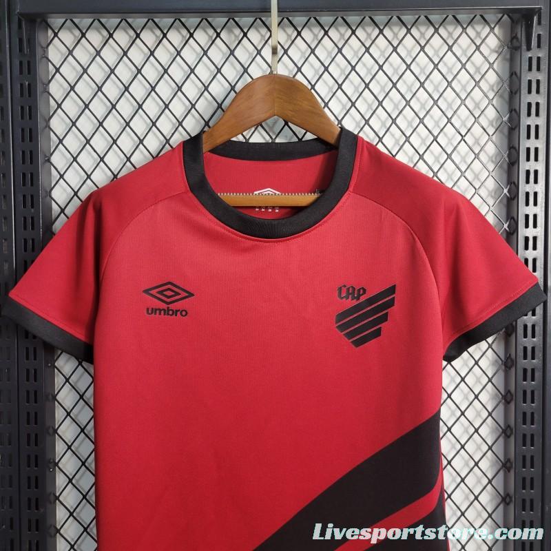 23-24 KIDS Athletico Paranaense Home Jersey Size16-28