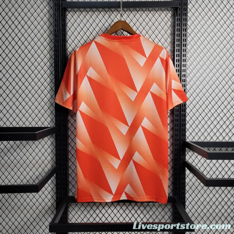 23-24 Olympique Marseille Training Orange Jersey