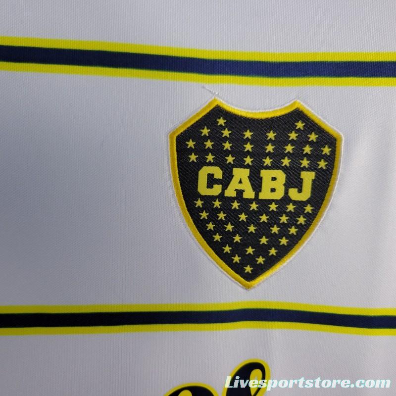 Retro 98/99 Boca Juniors Away White Jersey