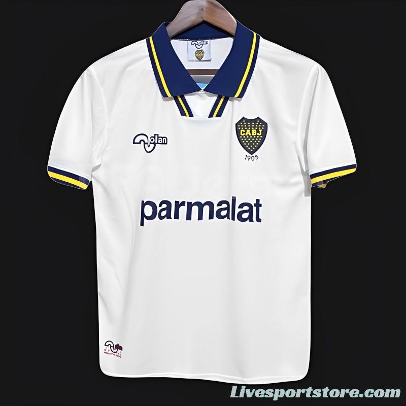 Retro 92/93 Boca Juniors Away White Jersey