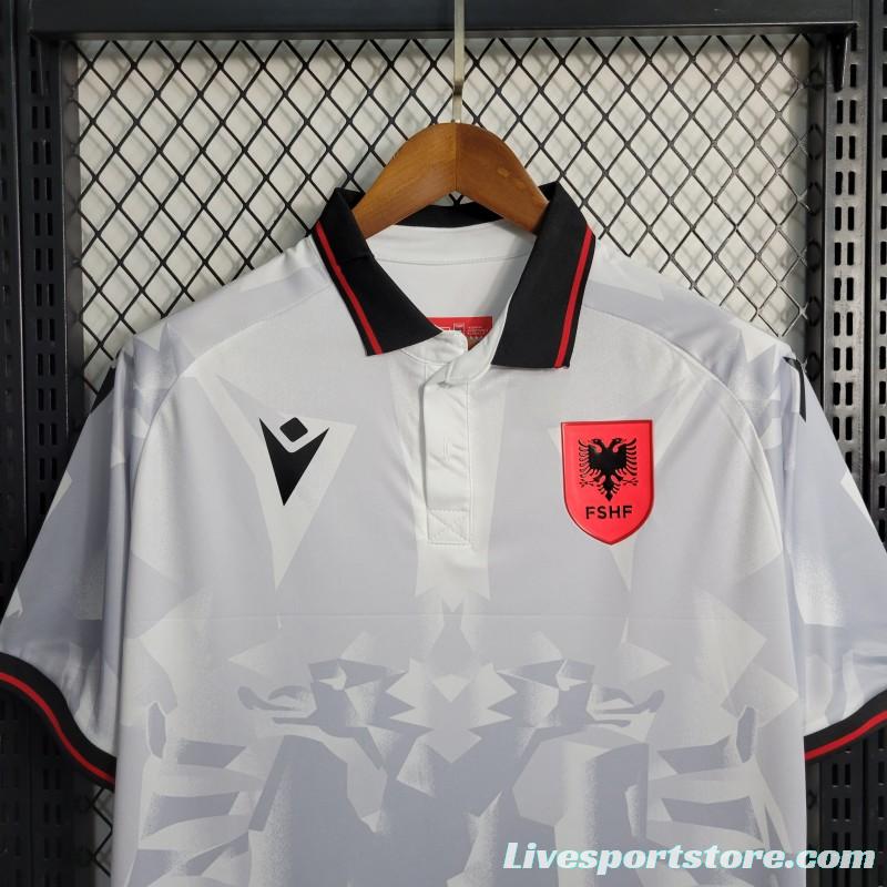 2023 Albania Away White Jersey