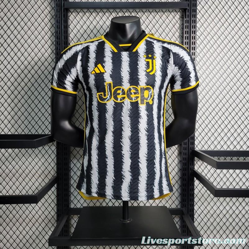 Player Version 23-24 Juventus Home Jersey