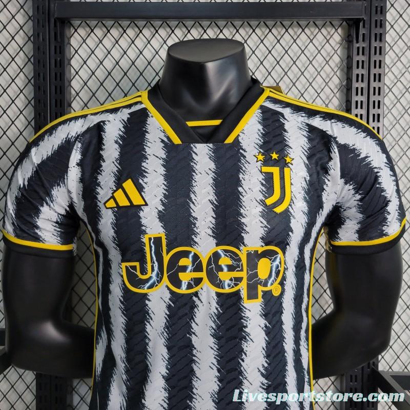 Player Version 23-24 Juventus Home Jersey