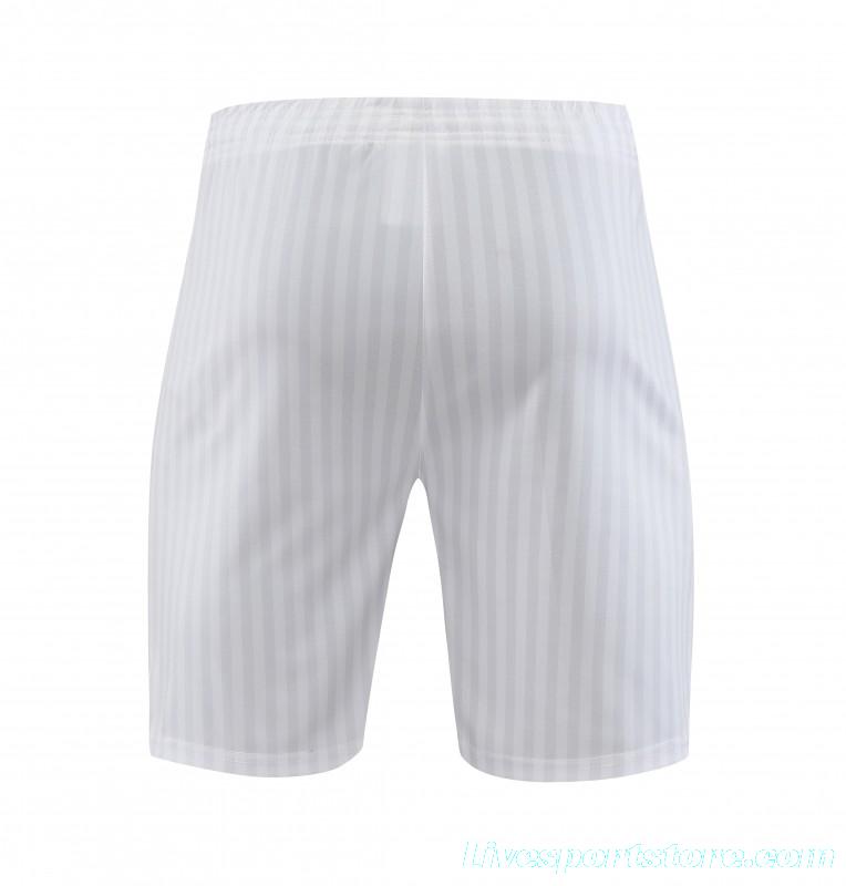 23-24 Flamengo White Remake Icon White Short Sleeve Jersey+Shorts