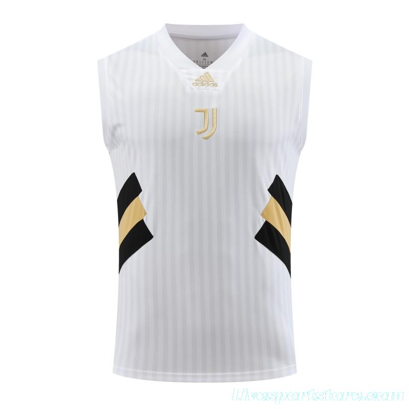 23-24 Juventus Remake Icon White Vest Jersey+Shorts