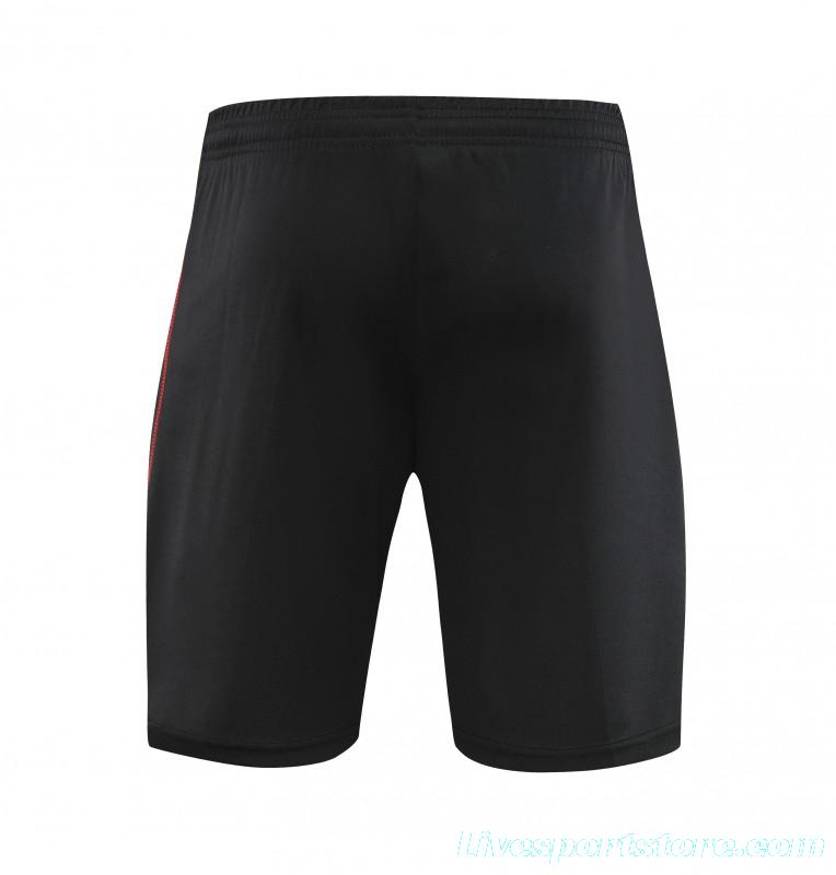 23-24 Sao Paulo Black Short Sleeve Jersey+Shorts