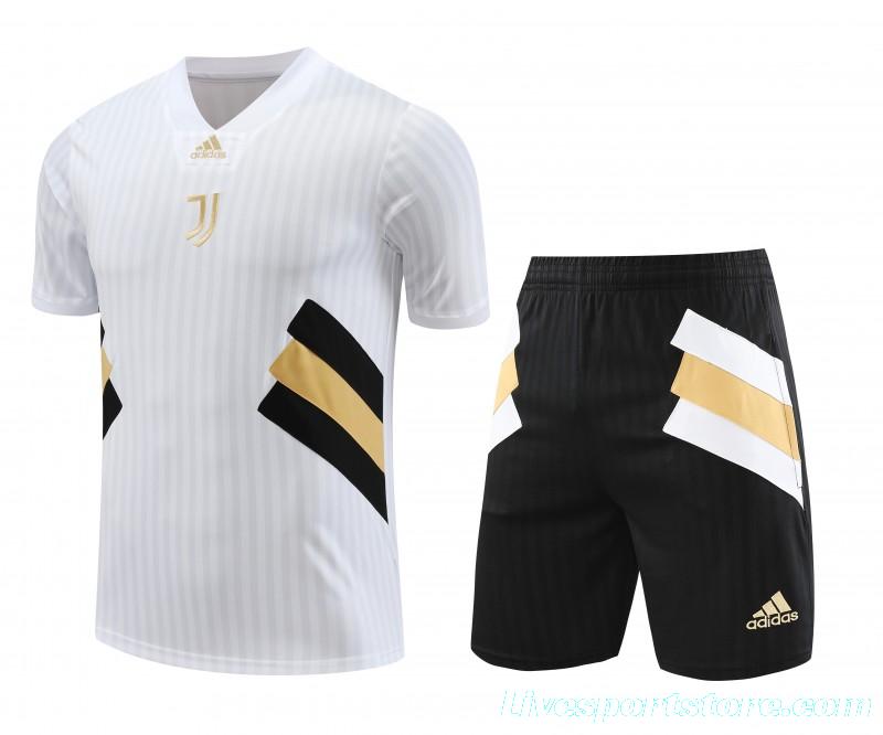 23-24 Juventus Remake Icon White Short Sleeve Jersey+Shorts