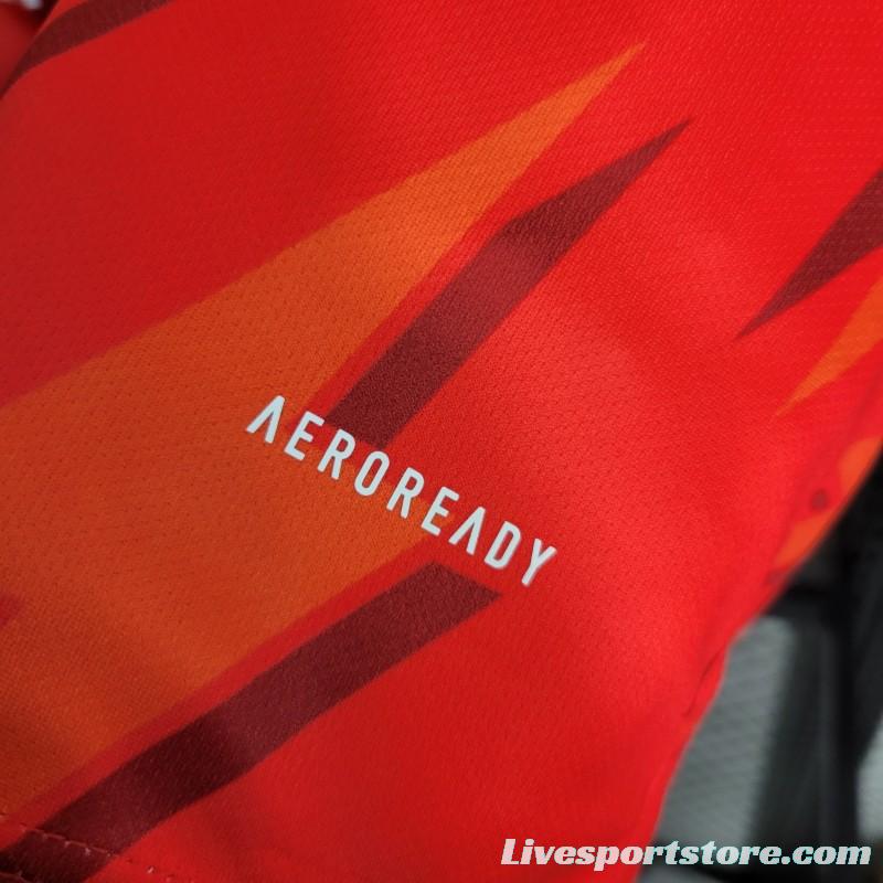 23-24 Arsenal Red Training Jersey