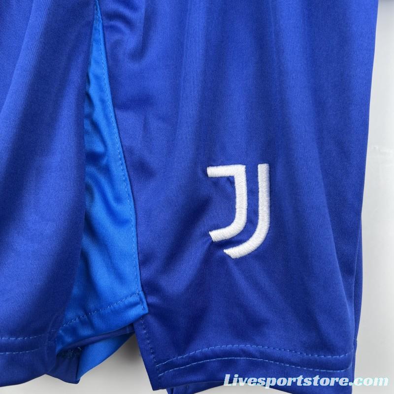 23/24 Kids Goalkeeper Juventus Blue Jersey