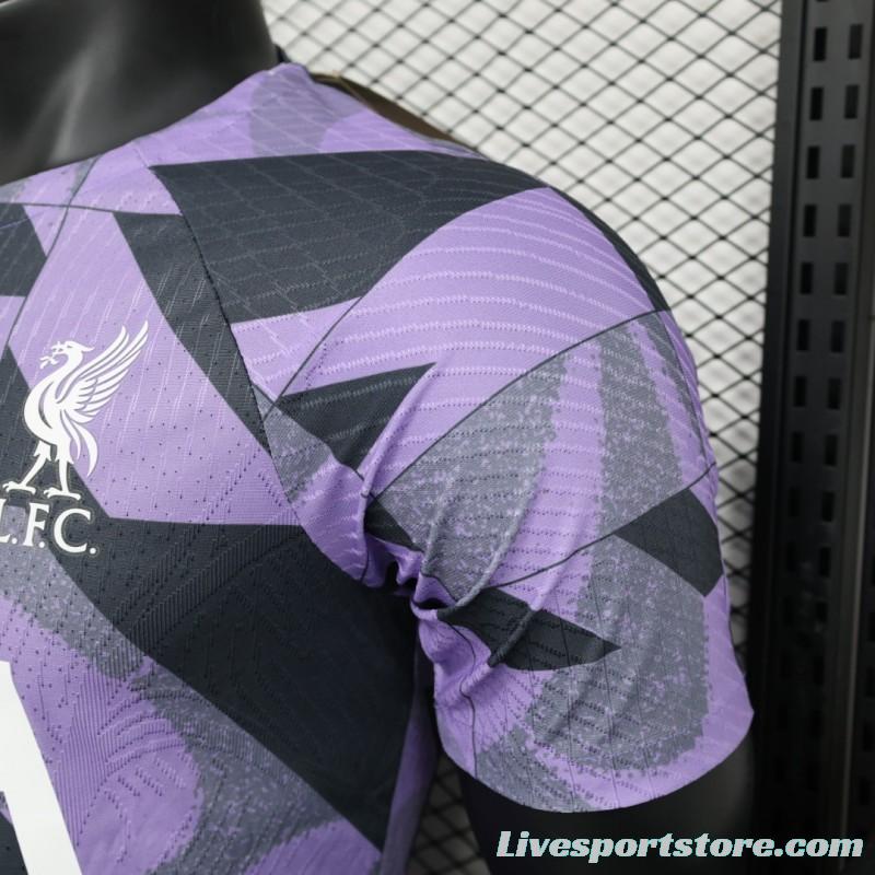 Player Version 23/24 Liverpool Purple Pre-Match Jersey