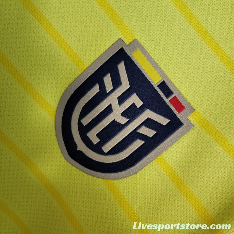 2023  Ecuador Home Jersey