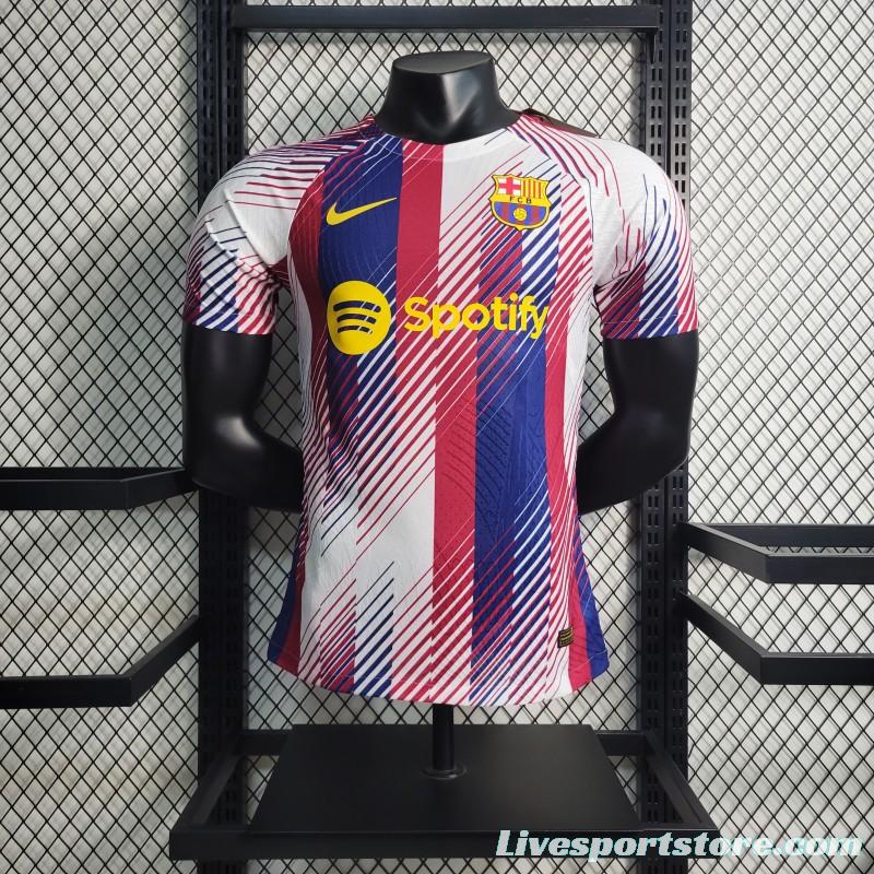 Player Version 23-24 Barcelona Training Jersey