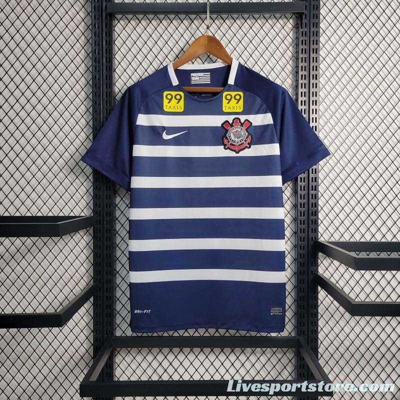 Retro 14-15 Corinthians Third Navy Jersey