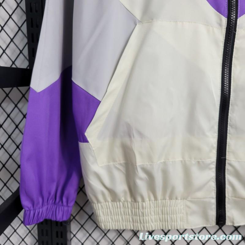 2023 Argentina White Purple Windbreaker