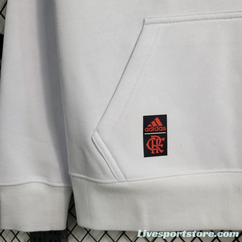 23-24 Flamengo White Hoodie