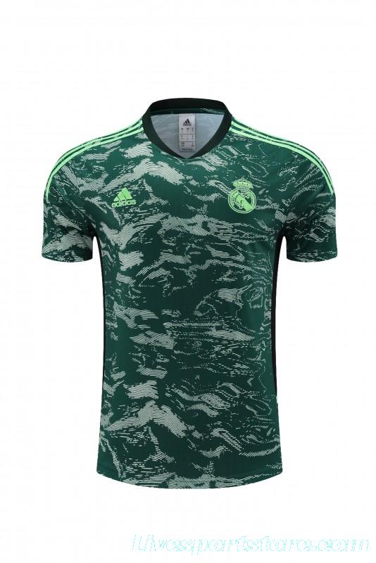 23 24 Real Madrid Green Short Sleeve+Shorts