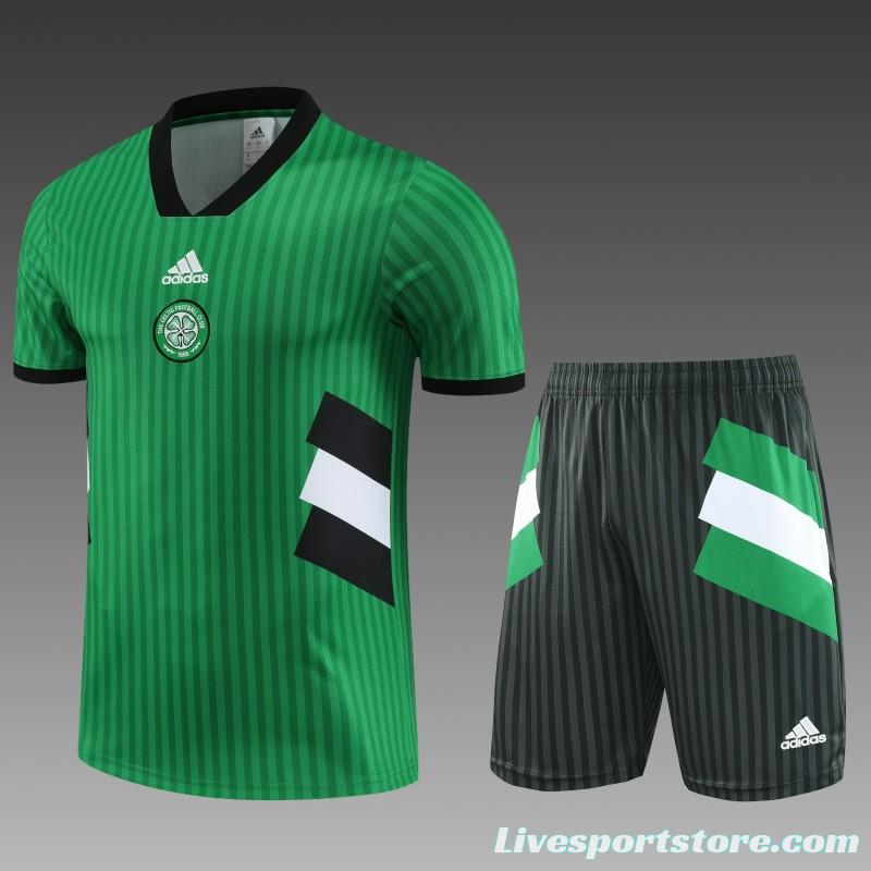 23 24 Celtic Green Remake Icon Short Sleeve+Shorts