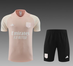 23 24 Olympique Lyonnais Lyon Pink Short Sleeve+Shorts