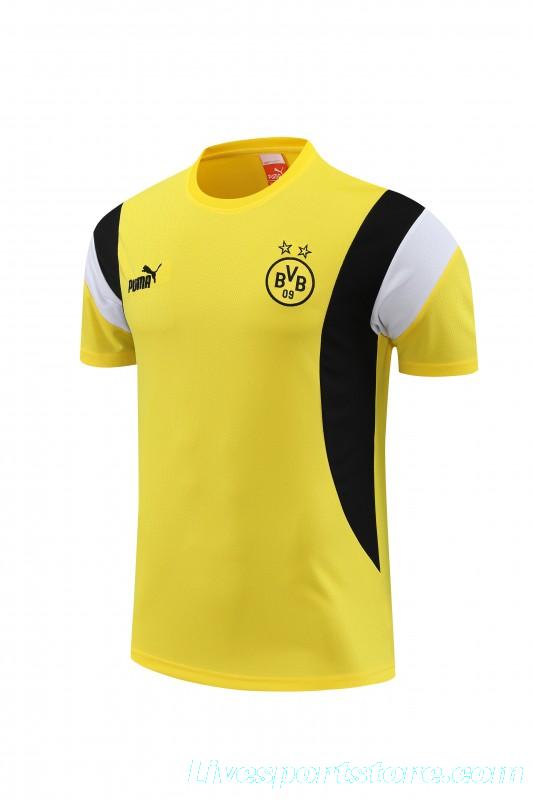 23 24 Borussia Dortmund Yellow Short Sleeve+Shorts