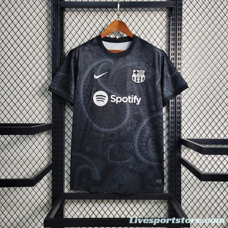 23/24 Barcelona Blackout Black Jersey