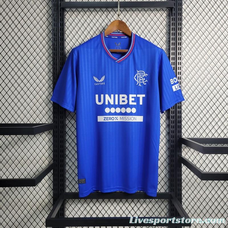 23/24 Glasgow Rangers Home Jersey