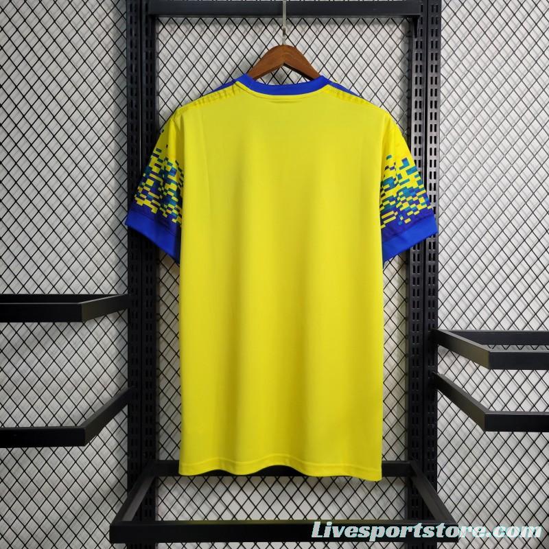 Retro 17-18 Flamengo Third Yellow Jersey