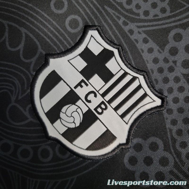 23/24 Barcelona Blackout Black Jersey