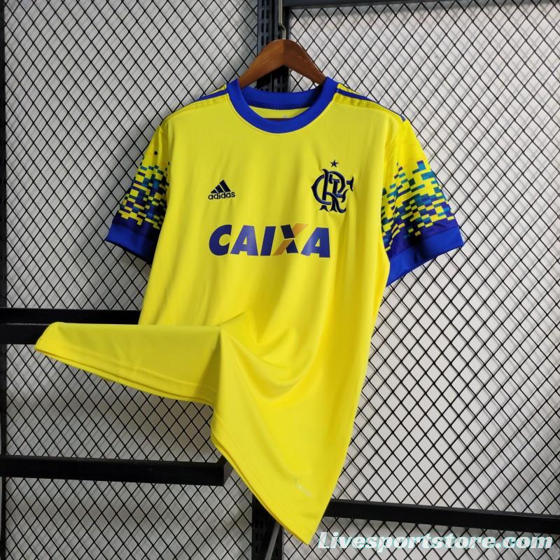 Retro 17-18 Flamengo Third Yellow Jersey