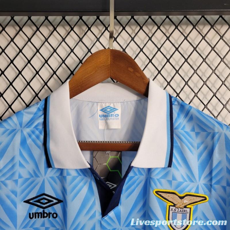 Retro 1991 Lazio Home Jersey