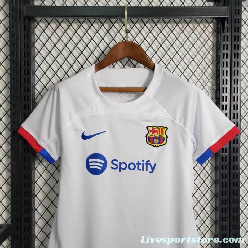 23-24 Women Barcelona Away Jersey