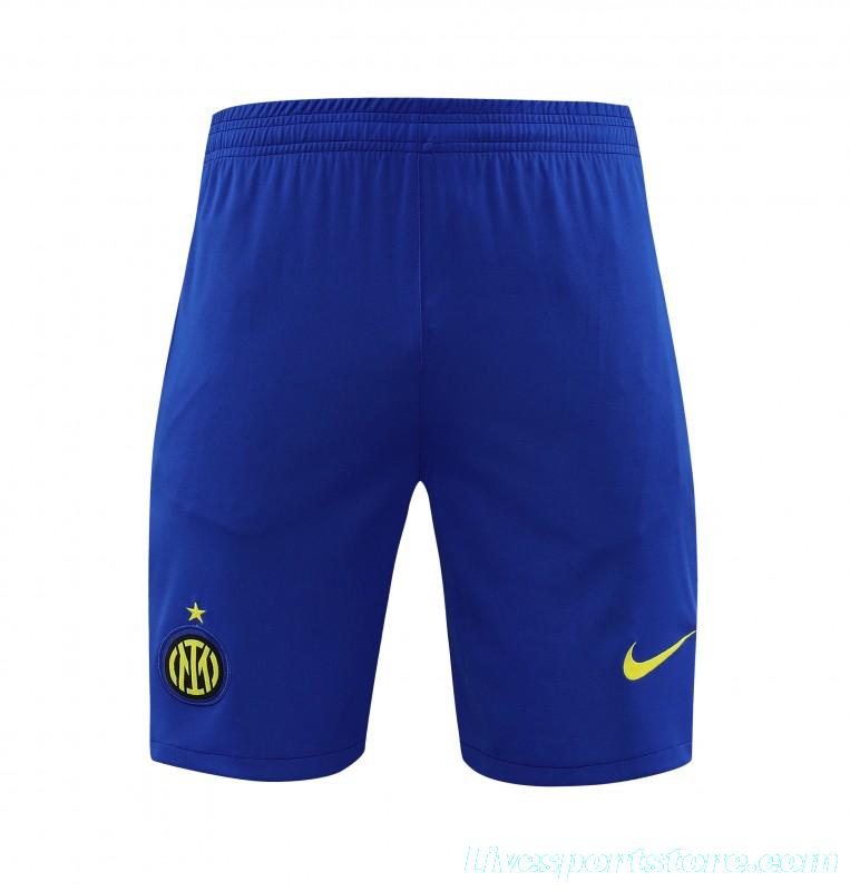 23/24 Inter Milan Blue Vest Jeresy+Shorts