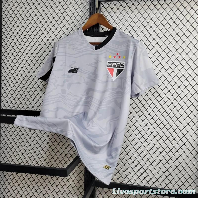 24/25 Sao Paulo Home Gray Goalkeeper Jersey