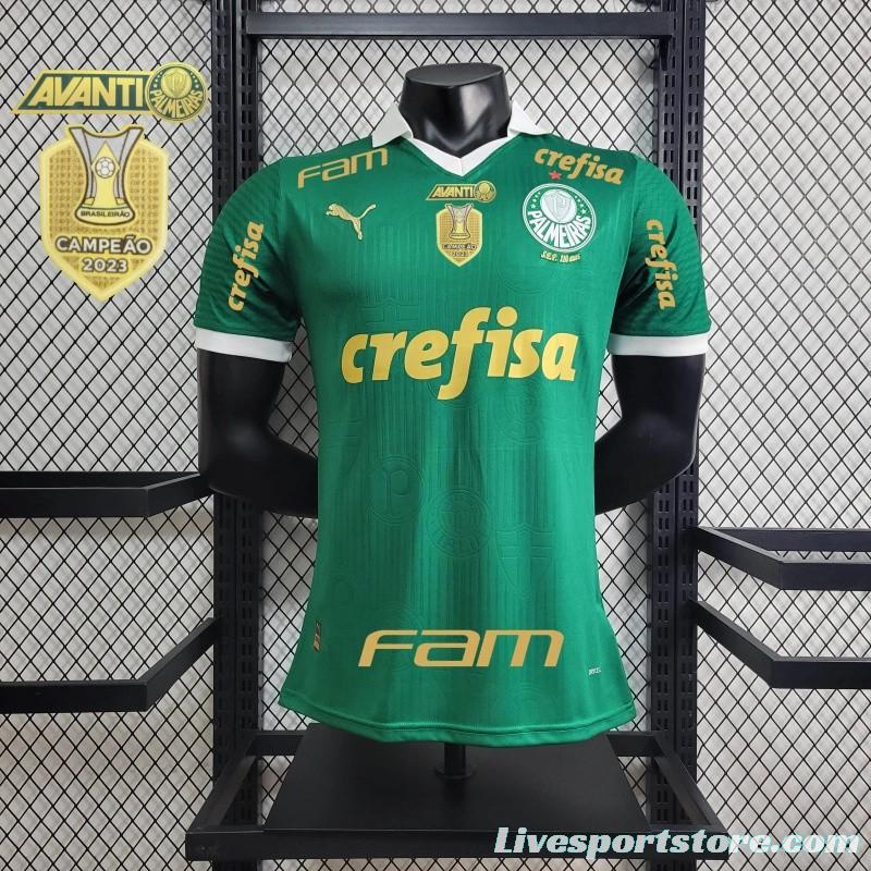 Player Version 24/25 Palmeiras Home Jersey+ All Sponsored