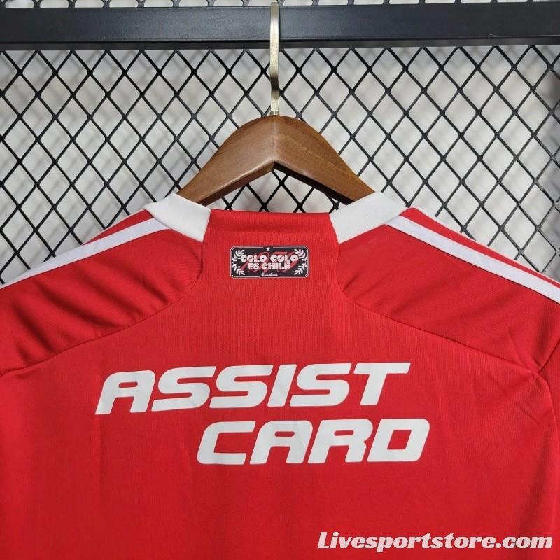 24/25 Colo Colo Third Red Jersey