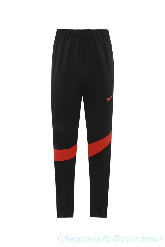 2024 Nike Red/Black Half Zipper Jacket+Pants