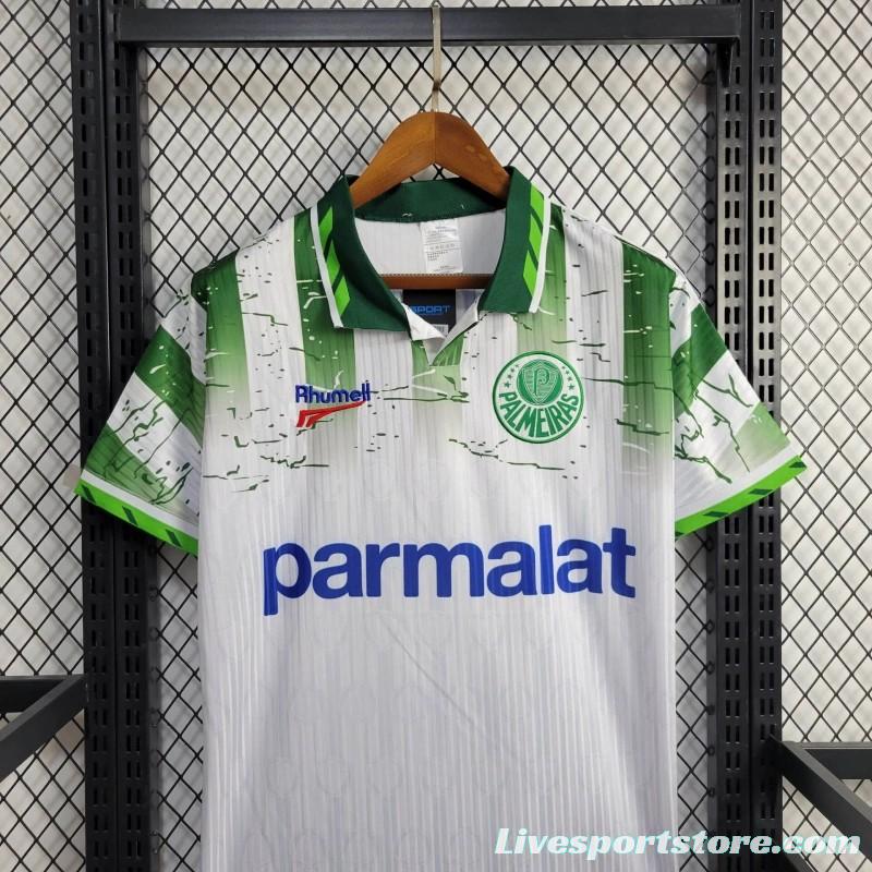 Retro 96/97 Palmeiras Away White Jersey