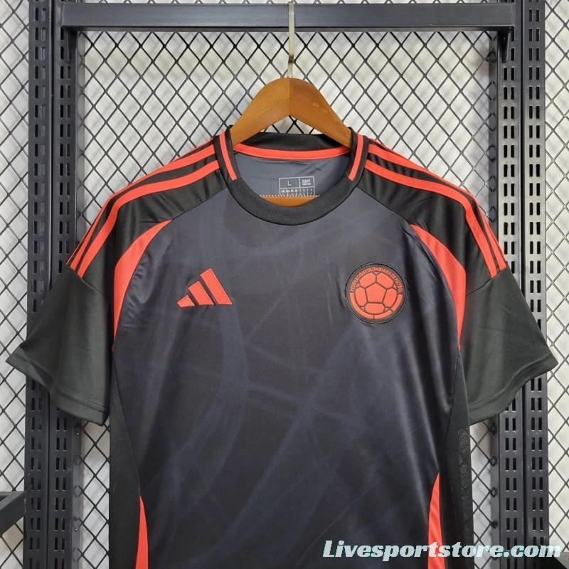 2024 Colombia Away Black Jersey