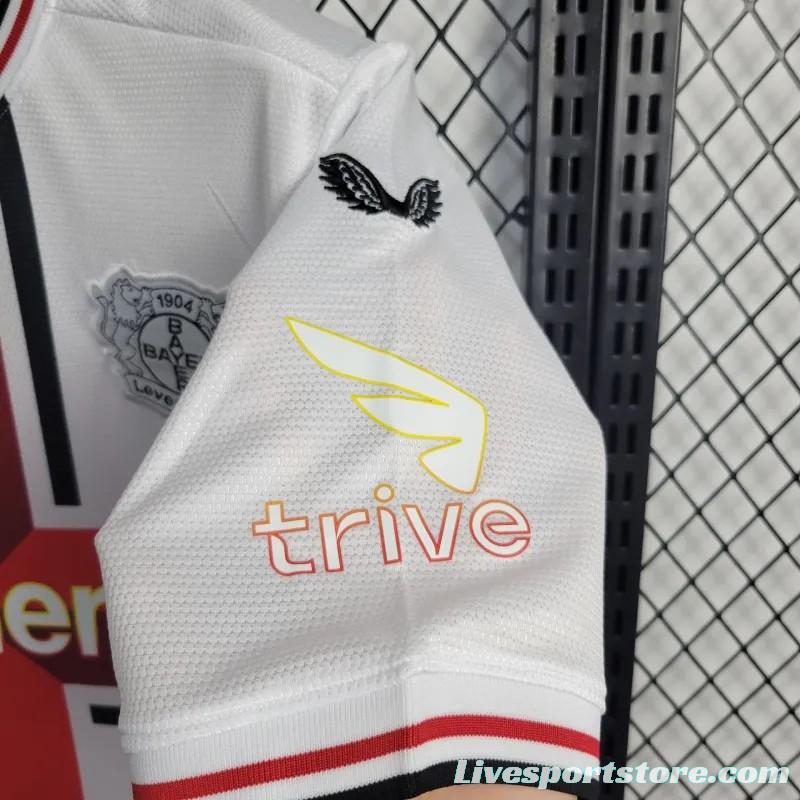 24/25 Bayer 04 Leverkusen Away White Jersey