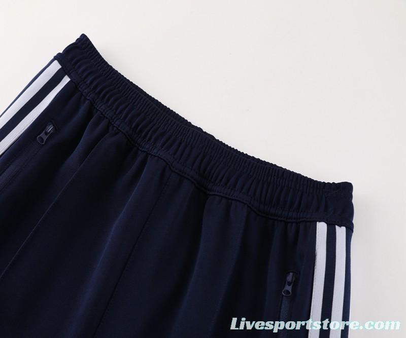 24/25 Adidas Original Navy Full Zipper Jacket +Long Pants