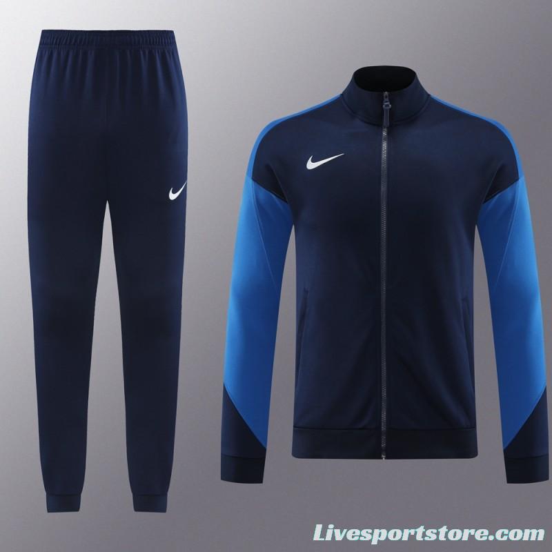 24/25 Nike Navy/Blue Full Zipper Jacket +Long Pants