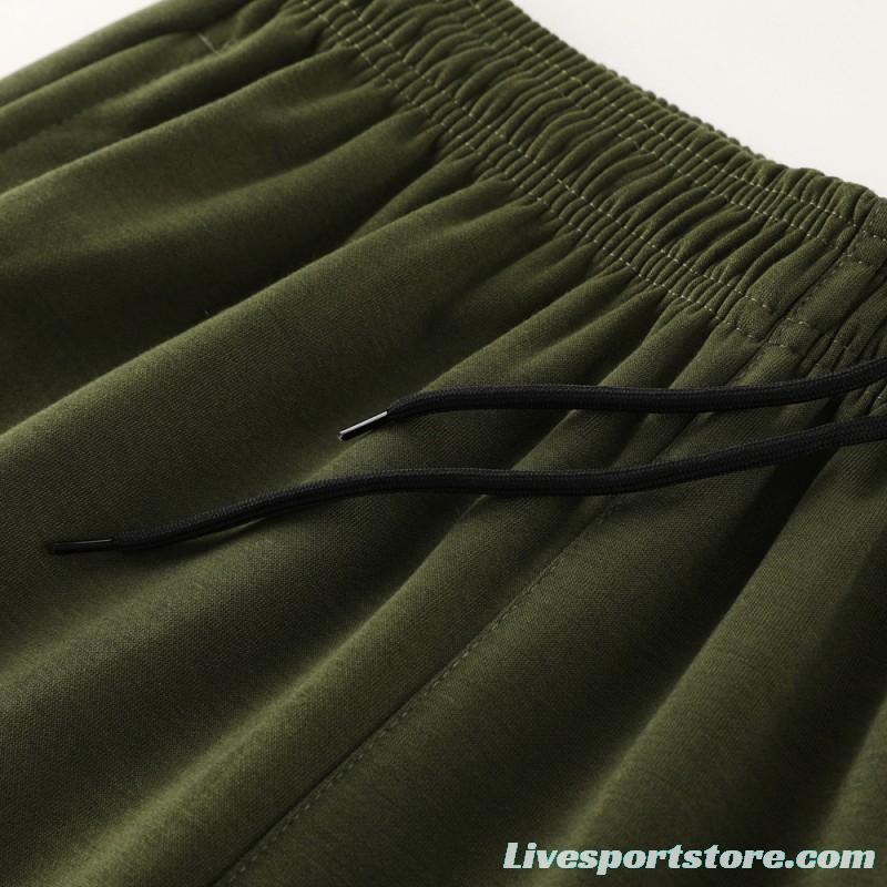 2024 Puma Dark Green Full Zipper Jacket +Long Pants