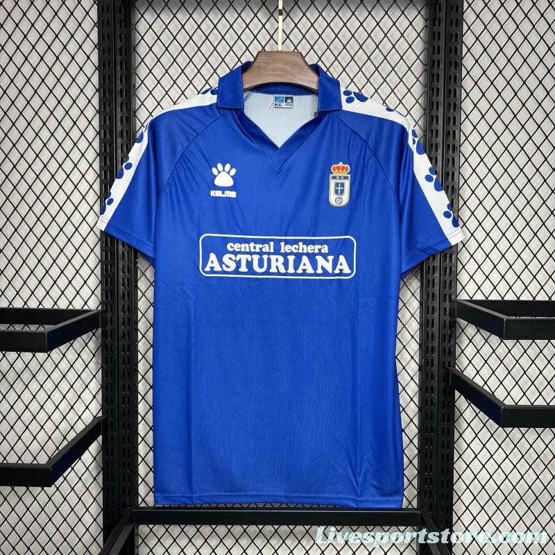 Retro 90/91 Real Oviedo Home Jersey